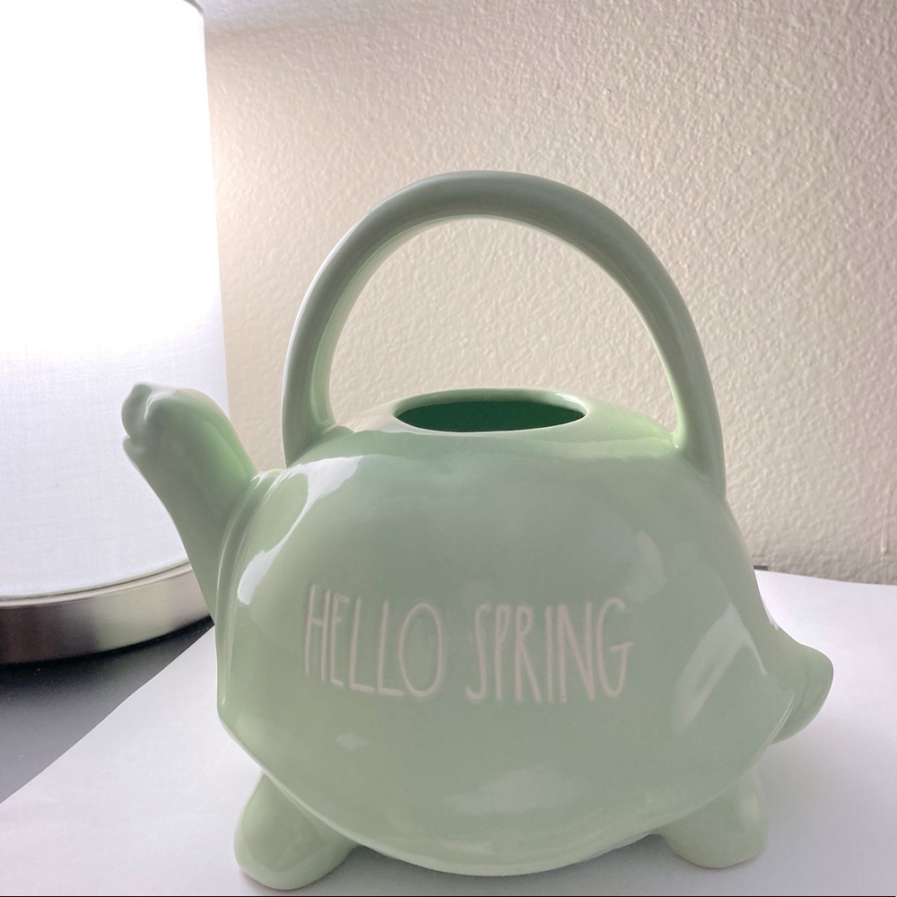 Rae Dunn Hello Spring Turtle Watering Can